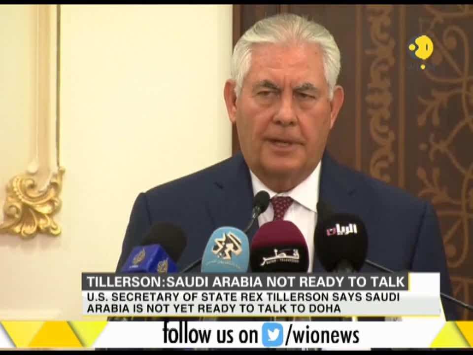 Saudi Arabia not ready to begin direct talks with Qatar, says Rex
