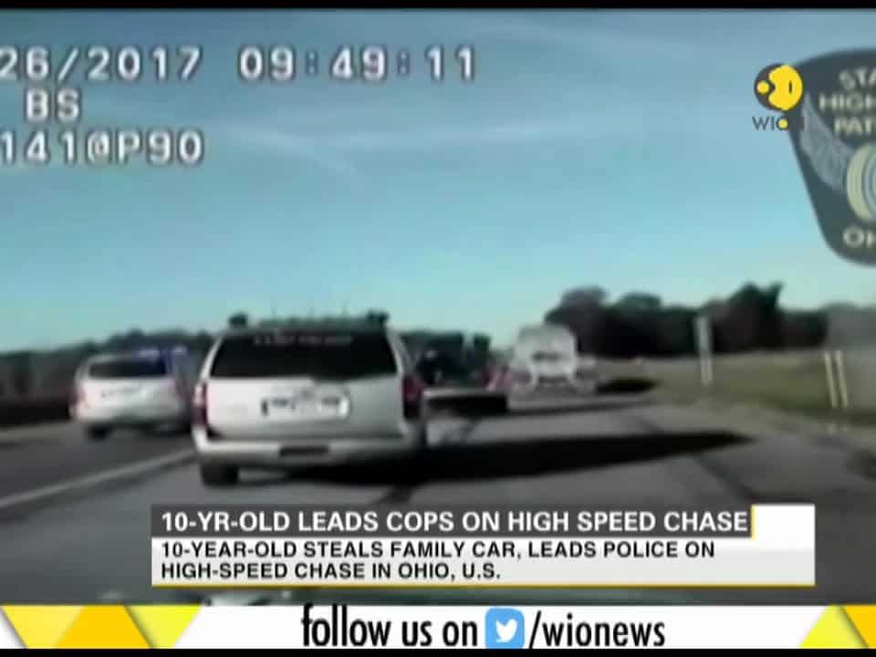 10-year-old leads cops on high speed chase in Ohio - World News