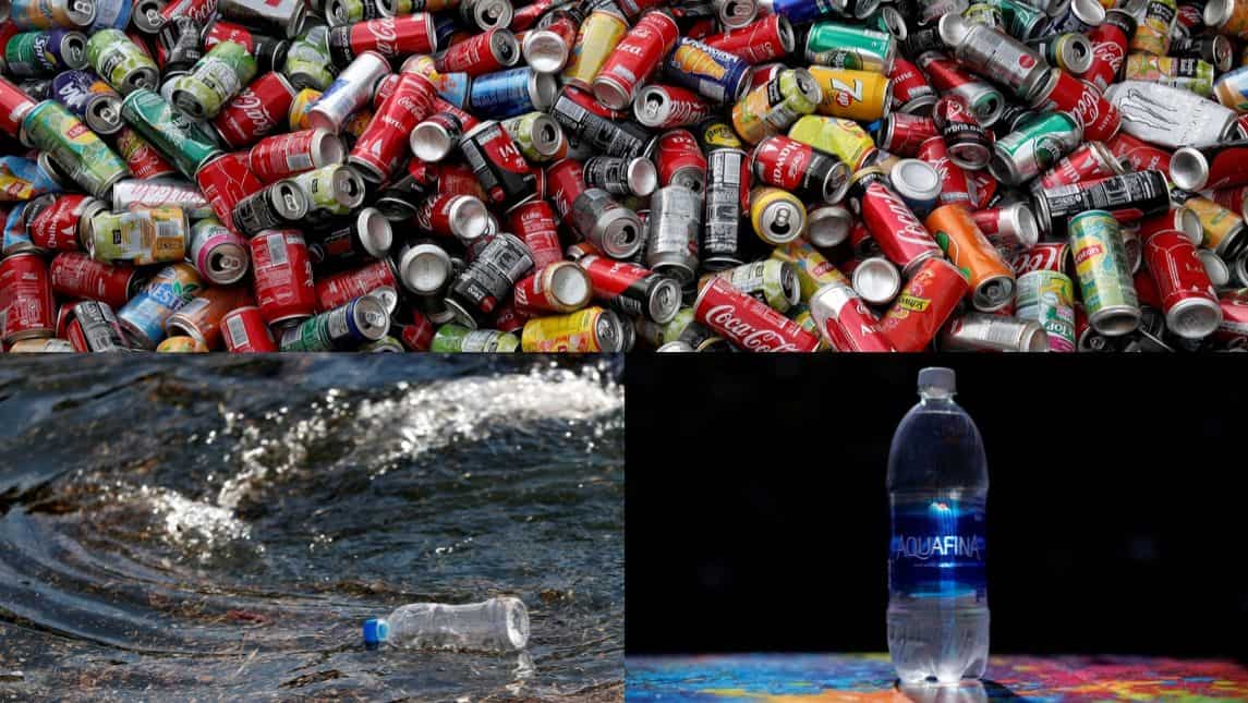 Plastic bottles versus aluminium cans Who'll win the global water