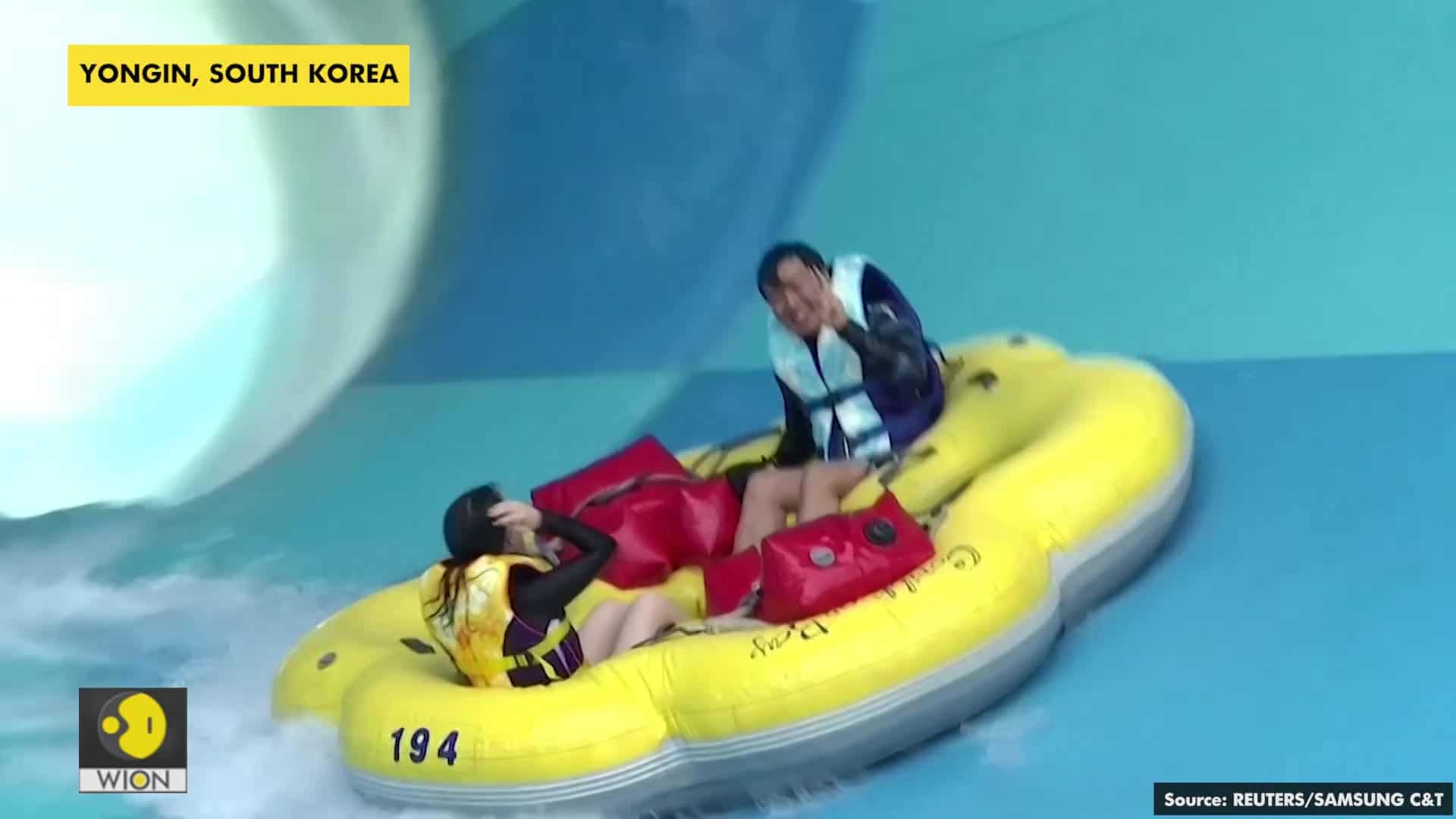 Testing the waters South Korea's largest waterpark opens under new