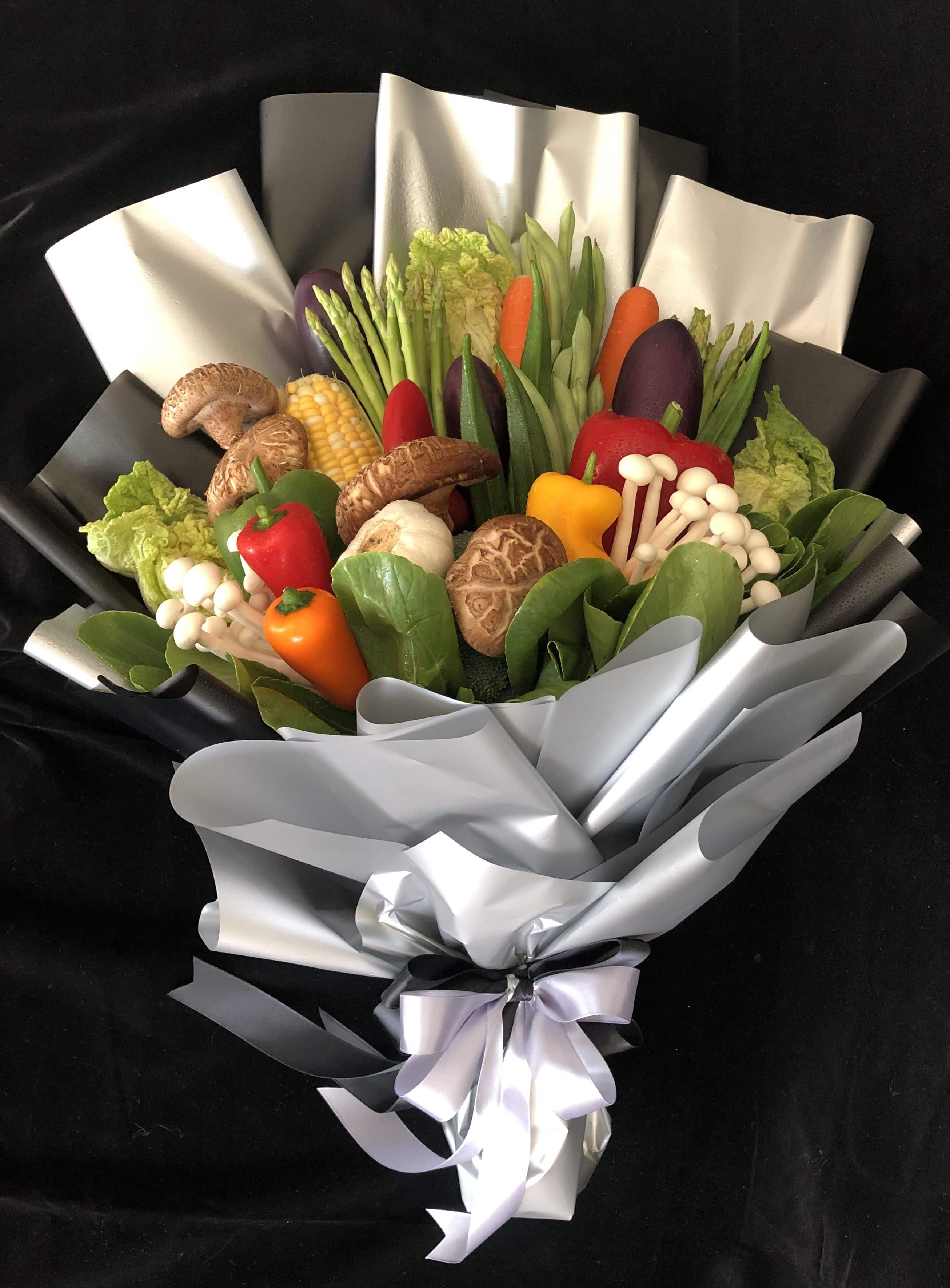 Valentine's Day Vegetables replaces flowers in Hong Kong to offer a