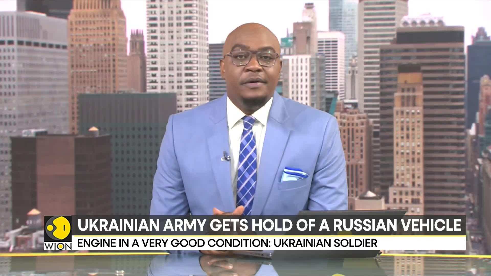 Ukrainian army gets hold of a Russian vehicle World News