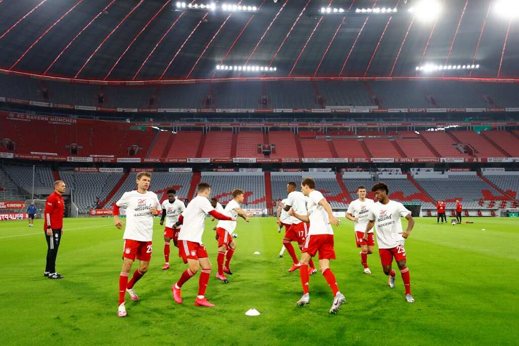 Bayern Munich training