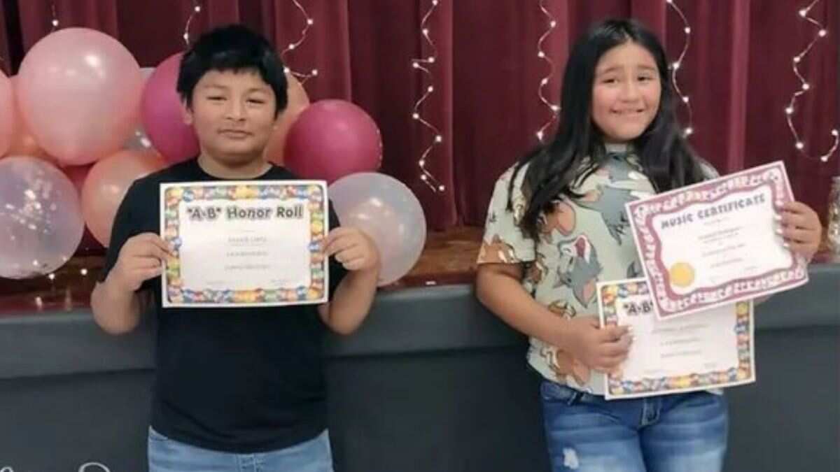 On May 24th, the morning of the shooting, Annabell and Xavier posed for a picture at the school awards ceremony. Xavier had also joined Annabell in the school's honour roll.