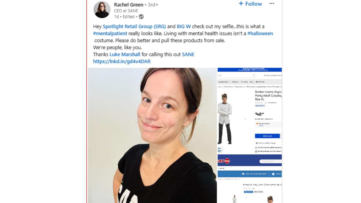 Rachel Green SANE CEO