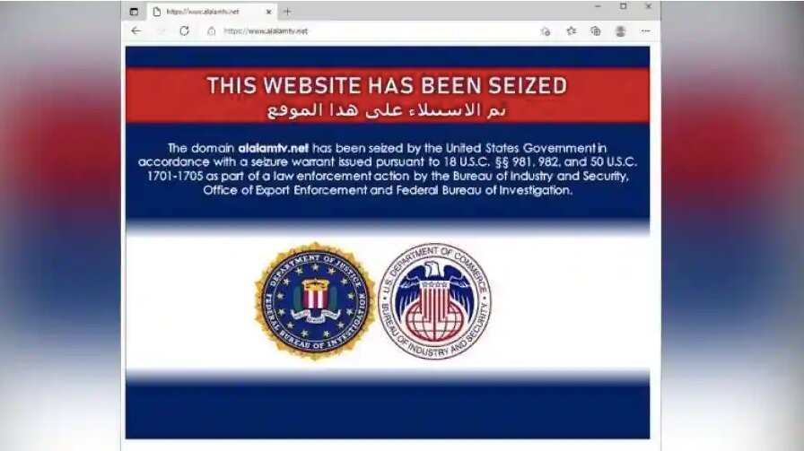 US seizes 36 Iranian-linked websites for alleged disinformation