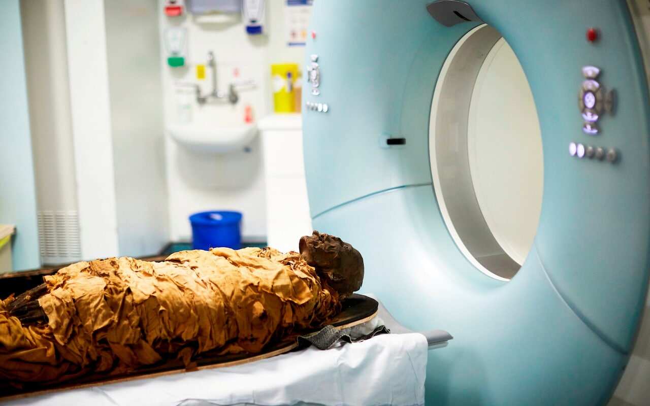 Nesyamun was scanned at Leeds General Infirmary