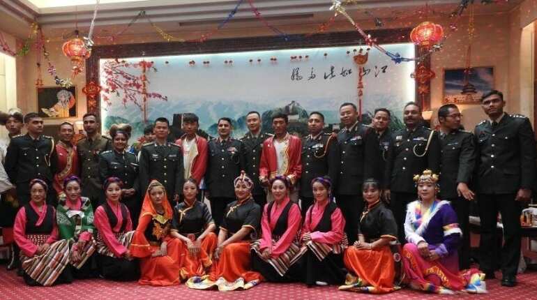 Ceremonial border personnel meeting