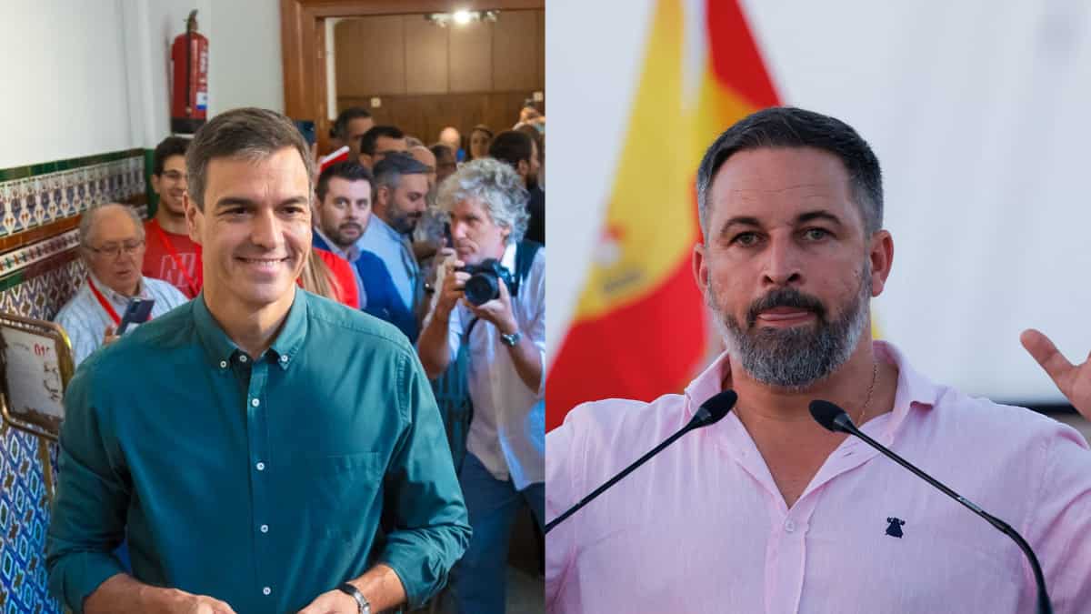 Prime Minister Pedro Sánchez and his opponent Santiago Abascal | Reuters
