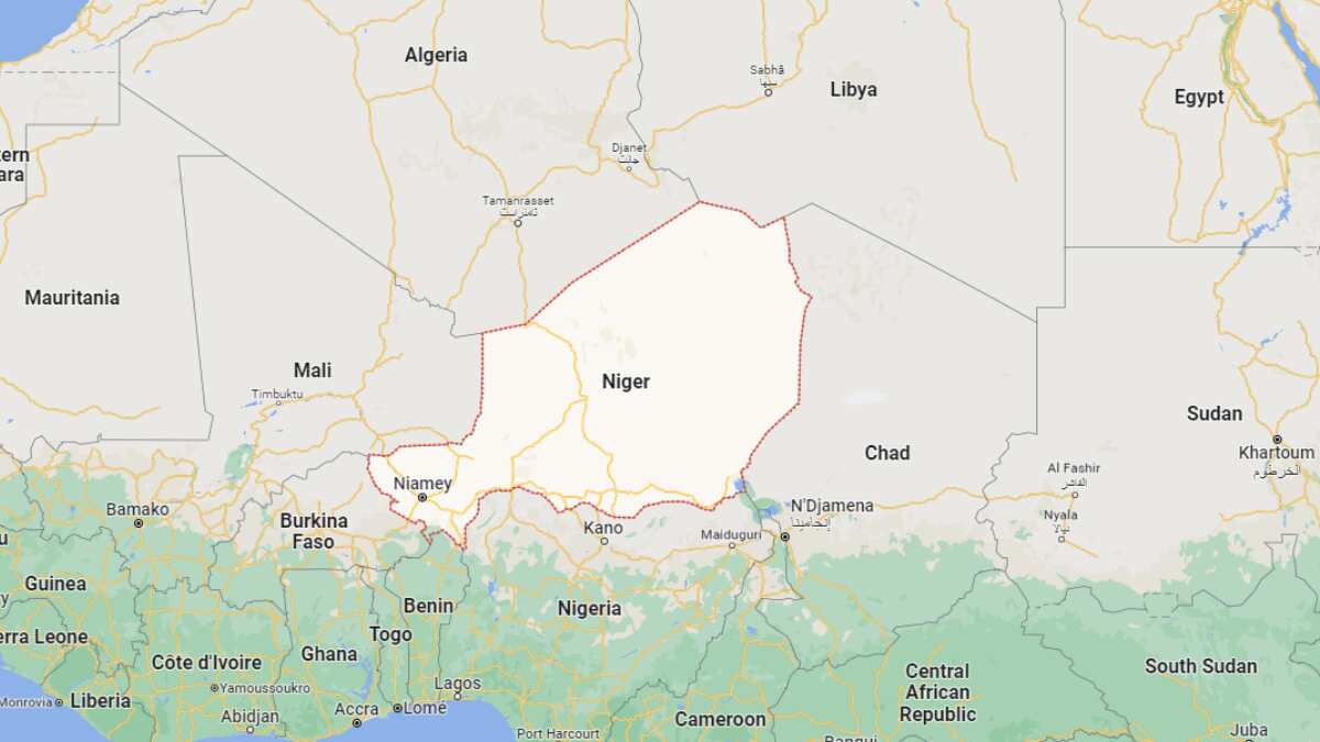 Niger is a landlocked nation in Western Africa | Google Maps