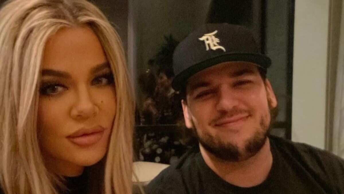 Khloe Kardashian and Robert Kardashain