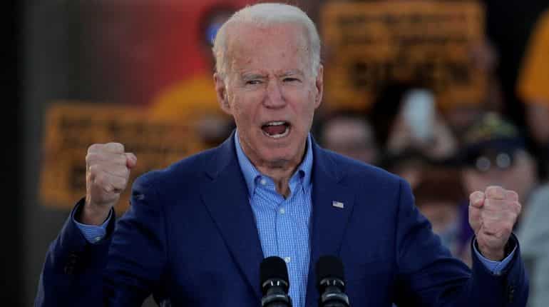 Democratic U.S. presidential candidate and former Vice President Joe Biden