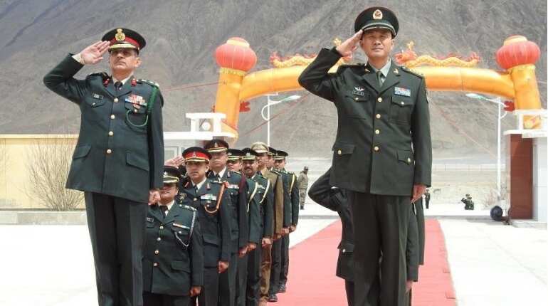ceremonial border personnel meeting