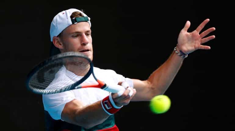 Argentina’s Diego Schwartzman in action