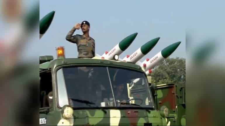 Akash weapon system, TTS displayed during R-day parade