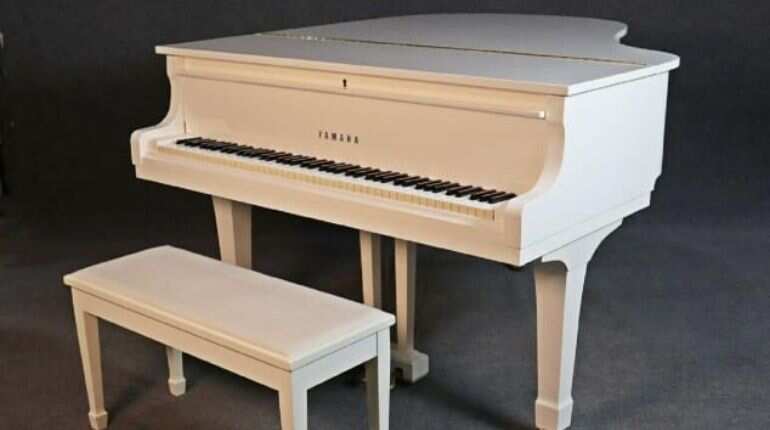 Sinatra's baby grand piano