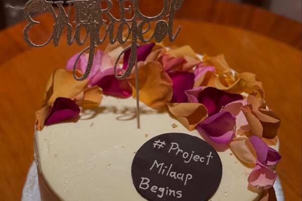Pakistani Woman engaged to Indian Man