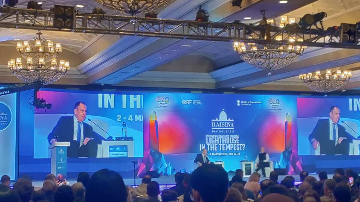 Sergey Lavrov in New Delhi