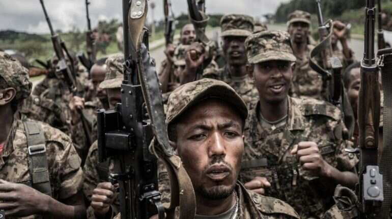 Tigray People's Liberation Front members.