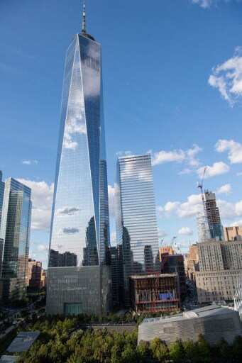 A view of the One World Trade Center building 'Freedom Tower' in New York