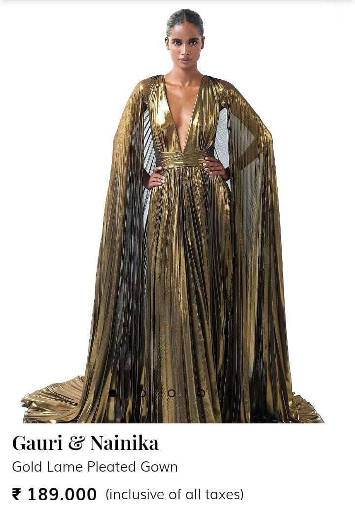 alia's gown