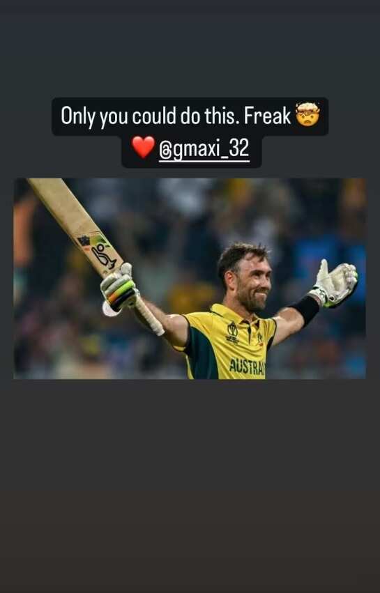 Kohli on Maxwell's 201*