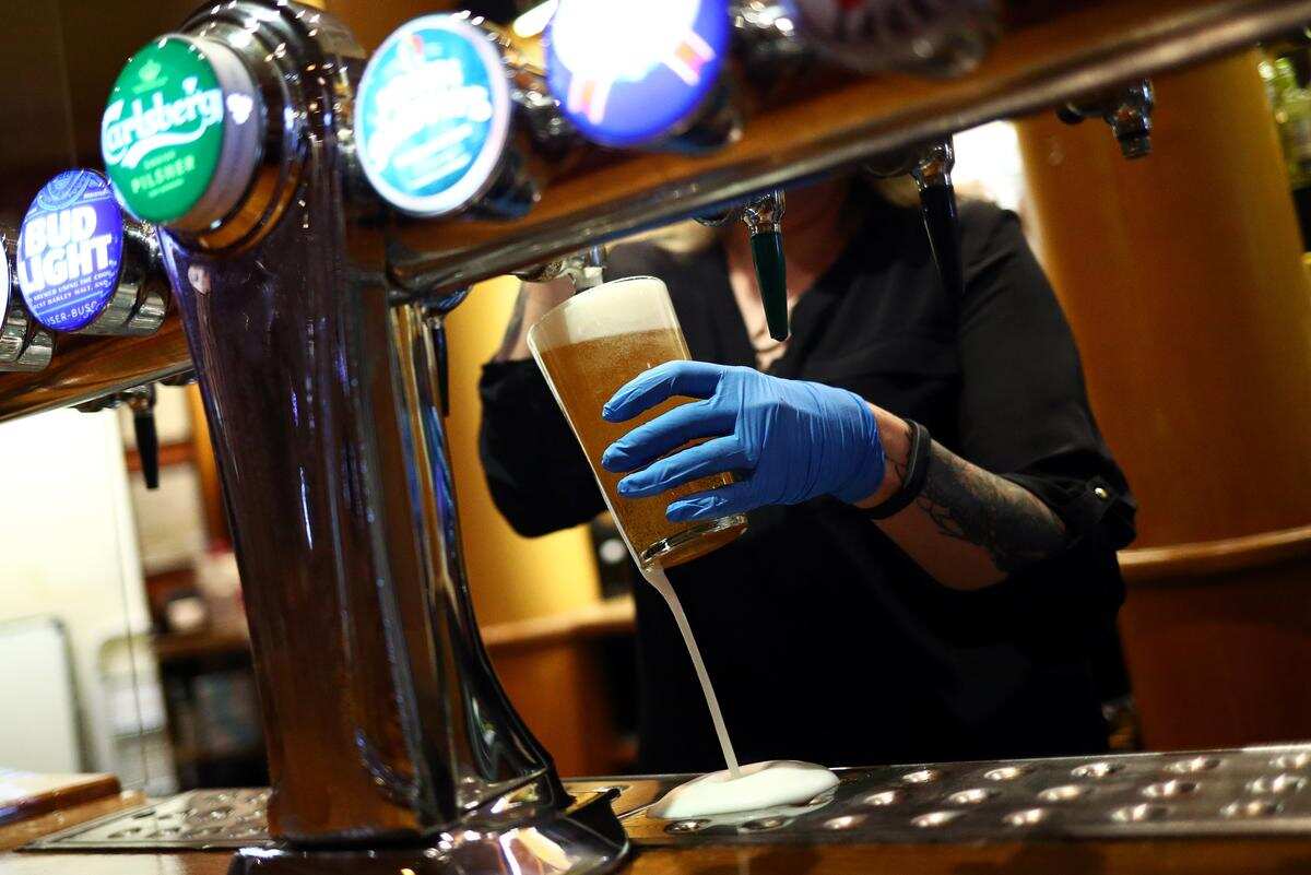 'Beautiful' to have a pint