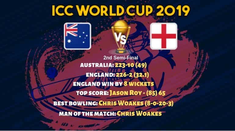 Cricket World Cup semi-final 2.