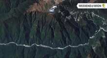Satellite image of strategic Doklam area