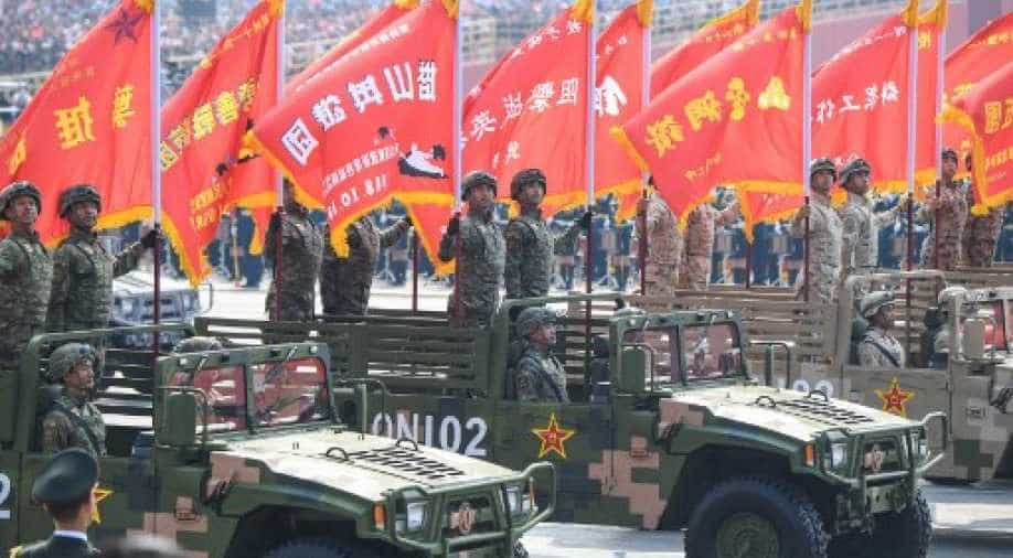 Indian-Americans protest China's aggression against India; human right violations of Uyghurs