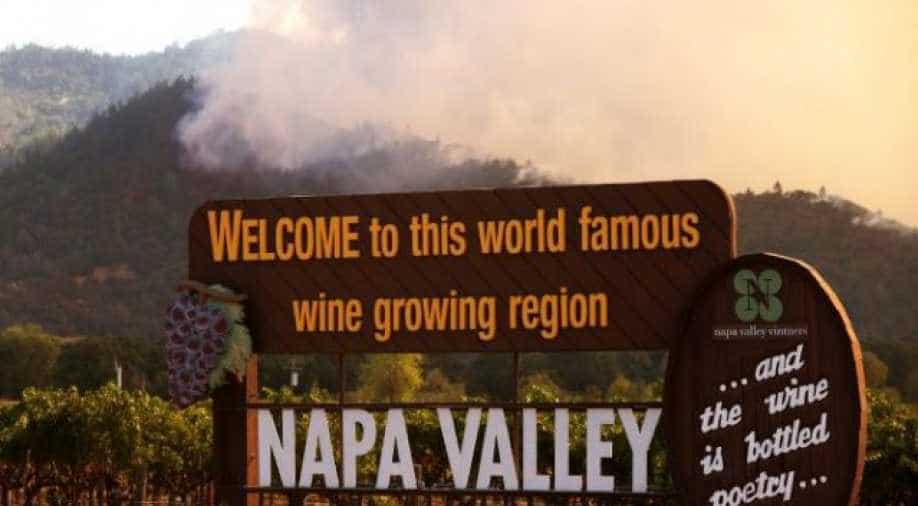 Timelapse Shows Glass Fire Burning in Napa County