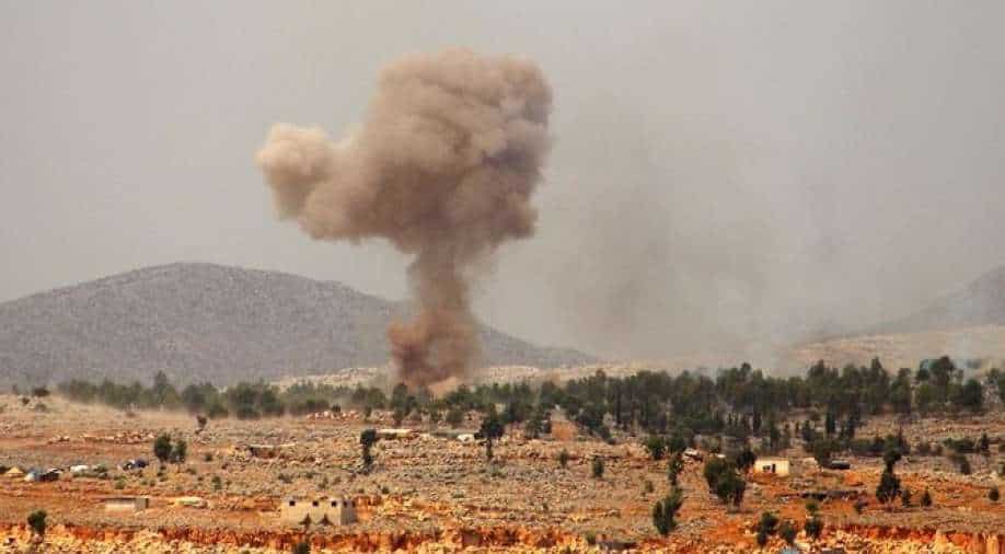 Airstrike in northwestern Syria kills 50 rebel fighters