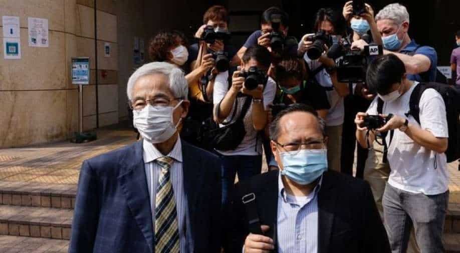 Several veteran Hong Kong activists convicted over huge anti-Beijing rally