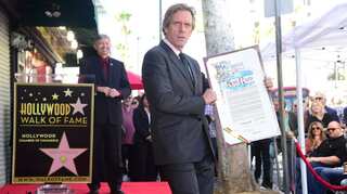 'House' actor Hugh Laurie receives star on Hollywood Walk of Fame