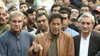 Nawaz Sharif stifling democracy to 'hide his corruption': Imran Khan