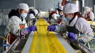 China manufacturing index at highest in 2 years