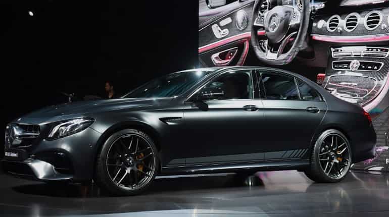The 2018 Mercedes AMG E 63 S Edition 1 is on display at the Los Angeles Auto Show, in Los Angeles, California.