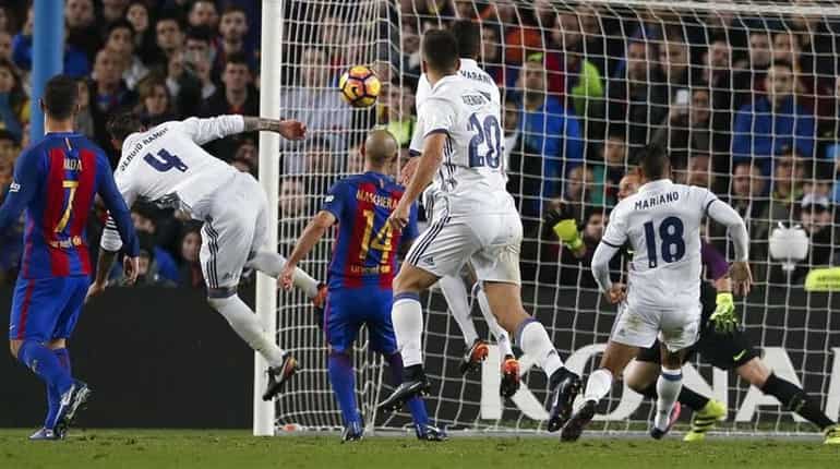 El Clasico: 90th minute Ramos header gives Real 1-1 draw at Barca
