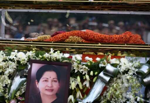 Jayalalithaa's final journey: Amma laid to rest with full state honours Jayalalithaa's final journey: Amma laid to rest with full state honours