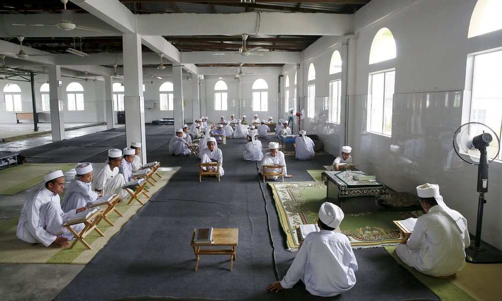 Kuala Lumpur, MalaysiaTahfiz, or Qur?anic, students recite the Qur?an in Madrasah Nurul Iman boarding school outside the capital city. There are 36
