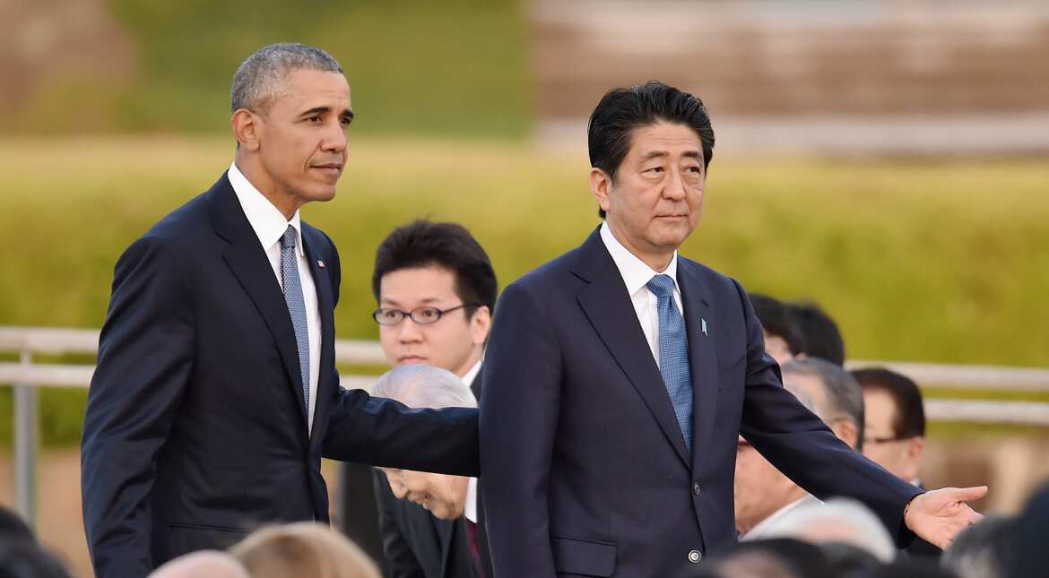 Japanese PM arrives in Pearl Harbour