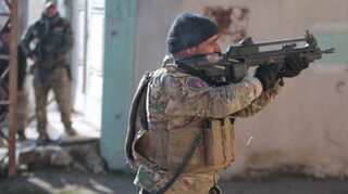US-led coalition strikes Islamic State mortar position