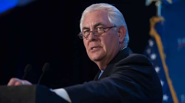 Rex Tillerson pledges to sever Exxon ties before becoming US state secretary Rex Tillerson pledges to sever Exxon ties before becoming US state secretary