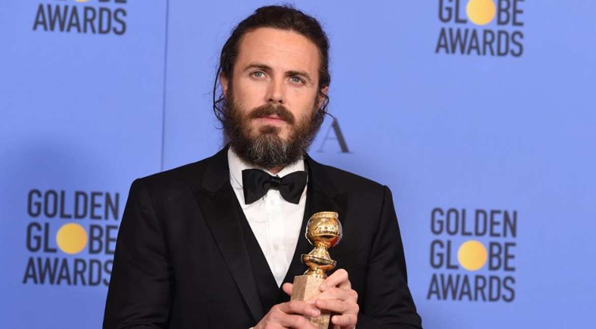 Casey Affleck, Best Actor - Drama for Manchester By The Sea, was dapper in a black tux.
