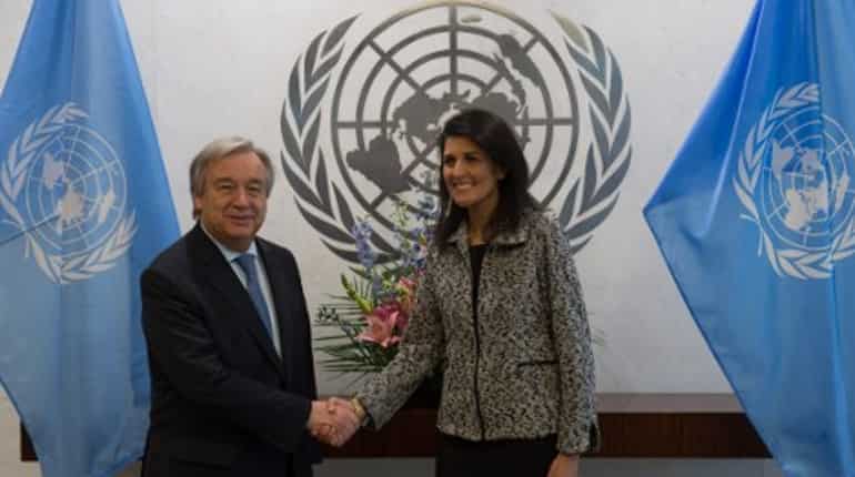 'US will show its strength at the UN', warns newly-appointed envoy Nikki Haley
