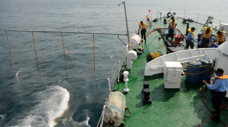 Chennai oil spill: Centre says over 90% of clean-up work over Chennai oil spill: Centre says over 90% of clean-up work over