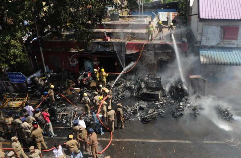 Ahead of Jallikattu bull taming event in south India, blacksmith puts a metal show on an Indian bull.