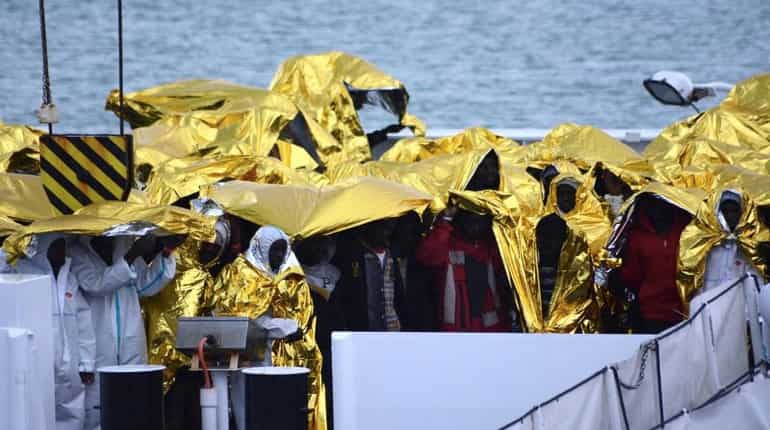 2,500 boat migrants rescued at sea in three days: Italian Coast Guard 2,500 boat migrants rescued at sea in three days: Italian Coast Guard