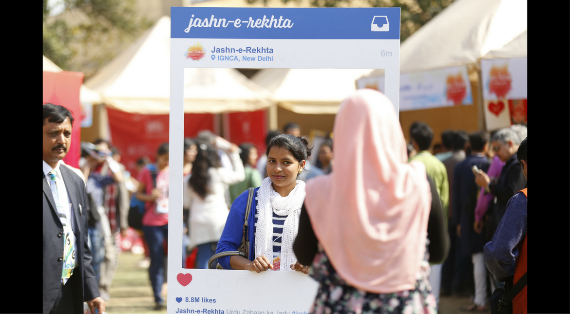 Jashn-e-Rekhta also engaged audience with social media friendly options