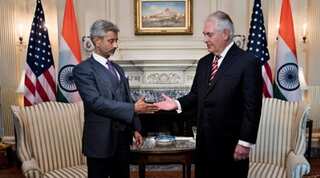 India's foreign secretary Jaishankar meets US secretary of state Tillerson